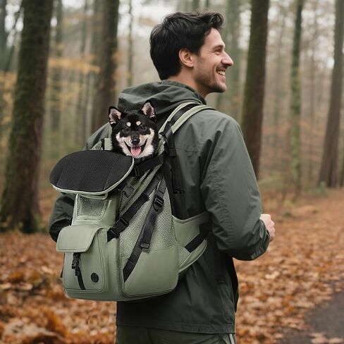 Wakytu Dog Backpack Carrier for Small Dogs,Pet Carrier for Travel & Hiking in Saudi Arabia