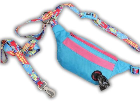 Pawlook Hands-Free Dog Walking Belt Bag – Blue in Saudi Arabia