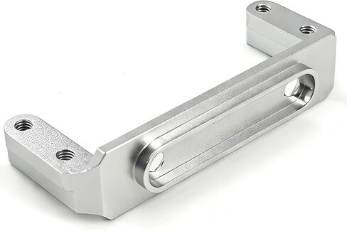 دعامة تثبيت مؤازرة من سبائك الألومنيوم لمحور بوابة الزاحف RC 1/10، ترقية بآلة CNC (فضي) in Kuwait