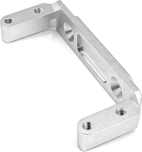 دعامة تثبيت مؤازرة من سبائك الألومنيوم لمحور بوابة الزاحف RC 1/10، ترقية بآلة CNC (فضي) in Kuwait