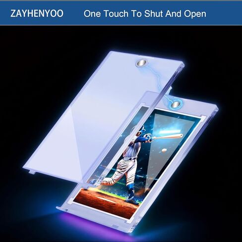 حامل البطاقة المغناطيسية، إطار بطاقة التداول بلمسة واحدة، حافظة حماية من الأشعة فوق البنفسجية للبطاقات الرياضية القياسية، 35 نقطة (محمل علوي، 5) in Kuwait