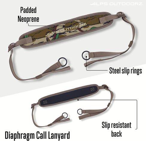 ALPS OutdoorZ Turkey Tote – Lightweight Game Carry Strap with Padded Non-Slip Shoulder Strap, Adjustable 48-Inch Webbing & Metal Rings for Carrying Large Turkeys in Saudi Arabia