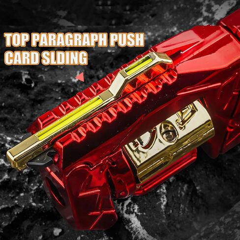 Stress Relief Fidget Toys, Alloy Metal Fidget Slider Toy, Dual Form Transformable, 4.33 in Decompression Toy Adults Handheld Help Relieve Stress, EDC Anxiety Relief Gadget Gift in Saudi Arabia