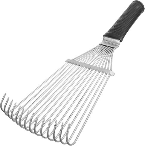 Livestock Hair Brush Grooming Rake 32Cm Compact Black-White Wool Shedding Comb for Farm Animal Itch Relief and Hair Removal in Saudi Arabia