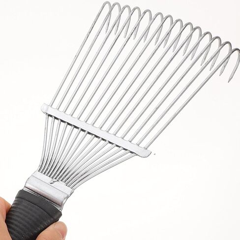Livestock Hair Brush Grooming Rake 32Cm Compact Black-White Wool Shedding Comb for Farm Animal Itch Relief and Hair Removal in Saudi Arabia