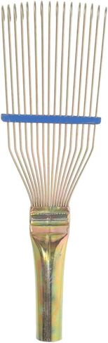 Homoyoyo Sheep Wool Comb Brush and Horse Hair Rake for Livestock Grooming, 23Cm Small Yellow Deshedding Tool for Cattle and Farm Animal Hair Removal in Saudi Arabia