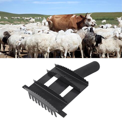 Livestock Shedding Comb Durable Dual Sided Cow Grooming Comb For Quick Itch Relief, For Cows and Sheep in Saudi Arabia