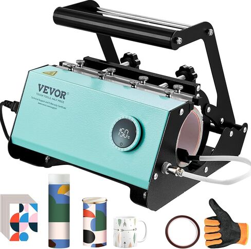VEVOR Heat Press 15x15, High Pressure Heat Press Machine for T Shirts, Slide Out Professional Heat Press for Sublimation, Vinyl, Heat Transfer Projects, Heats Up Fast & Evenly, Green in Saudi Arabia