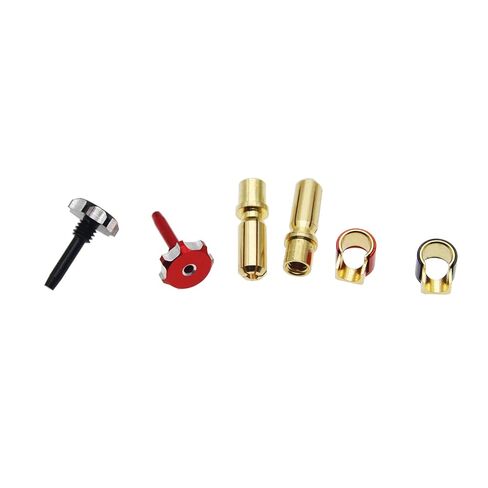 5mm Heatsink Bullet Plug, 2Pcs Adjustable CNC Aluminum Alloy Connectors & Grips, Compatible with 1/10 RC Crawler in Kuwait