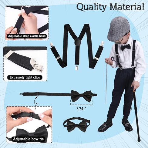 100 Days of School Costume for Boys Kids,Old Man Costume for Kids,Grandpa Costume Accessories Boys Set in Kuwait