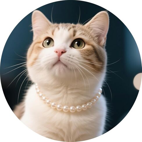 Luxury Pearl Pet Necklace Elegant Dog and Cat Jewelry with Secure Clasp in Saudi Arabia