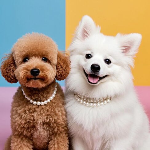 Luxury Pearl Pet Necklace Elegant Dog and Cat Jewelry with Secure Clasp in Saudi Arabia