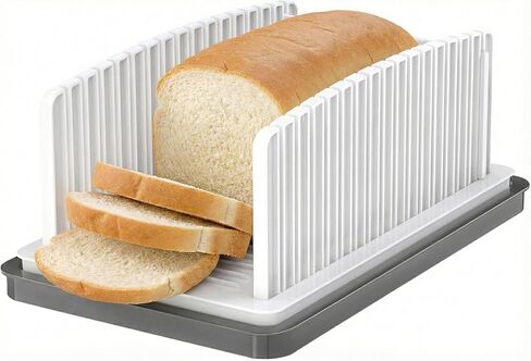 Professional Bread Slicer Guide Precision Loaf Cutter with Non-Slip Base for Perfect, Even Slices Artisan Sourdough Bread in Saudi Arabia