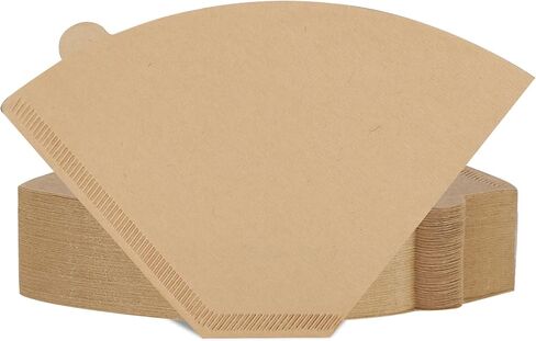 160 Count #4 Cone Coffee Filters 8-12 Cup Disposable Coffee Filters 4 Cone Paper Unbleached Natural Number 4 Filters Paper Compatible with Ninja Coffee Filter, Drip and Pour Over Coffee Maker in Kuwait