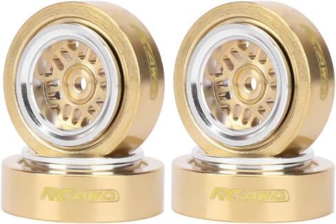 RCAWD SCX30 أوزان نحاسية 70 جرام RC جنوط عجلات Beadlock خالية من الغراء لسلسلة محورية 1/30 SCX30 ترقية الأجزاء B in Saudi Arabia