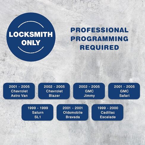 KeylessOption Keyless Entry Remote Control Car Key Fob Replacement for 15732805 (Pack of 2) in Kuwait