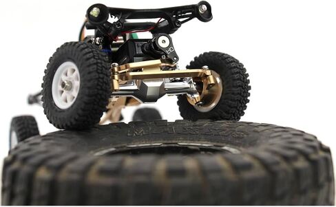 علبة المحور الأمامي من الألومنيوم الخام من Hot Racing SXTY12H08 - تناسب المحور SCX30 in Kuwait