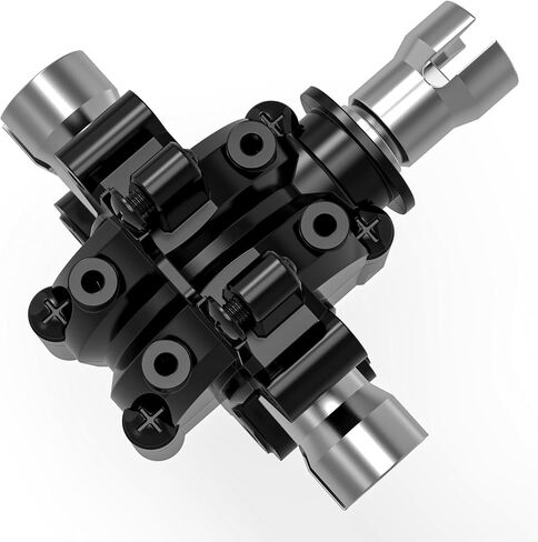 مجموعة صندوق التروس الأمامية لسيارات RC من Hosim FY-QBX03 لقطع غيار شاحنة X07 X08 X07W X15W RC، أجزاء التجميع التفاضلية للعتاد الحلزوني 1/10 سيارة RC in Kuwait