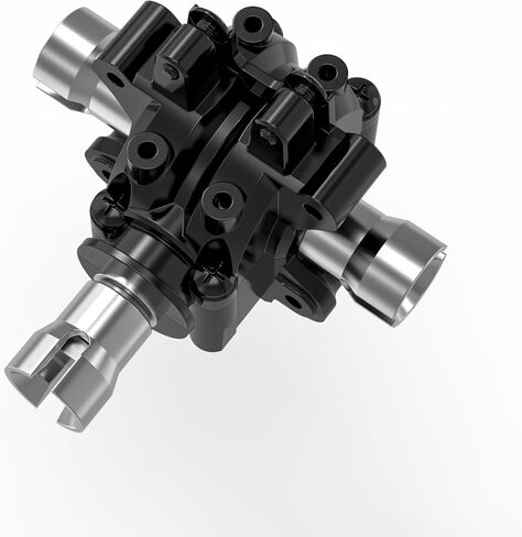 مجموعة صندوق التروس الأمامية لسيارات RC من Hosim FY-QBX03 لقطع غيار شاحنة X07 X08 X07W X15W RC، أجزاء التجميع التفاضلية للعتاد الحلزوني 1/10 سيارة RC in Kuwait