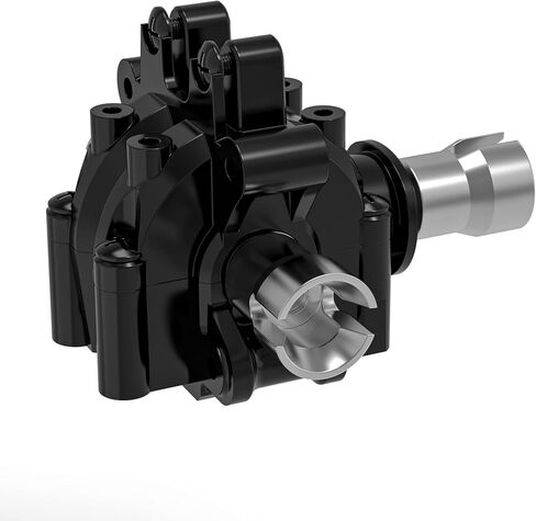 مجموعة صندوق التروس الأمامية لسيارات RC من Hosim FY-QBX03 لقطع غيار شاحنة X07 X08 X07W X15W RC، أجزاء التجميع التفاضلية للعتاد الحلزوني 1/10 سيارة RC in Kuwait