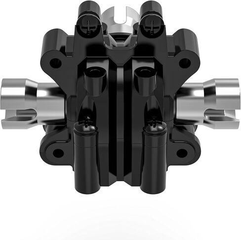 مجموعة صندوق التروس الأمامية لسيارات RC من Hosim FY-QBX03 لقطع غيار شاحنة X07 X08 X07W X15W RC، أجزاء التجميع التفاضلية للعتاد الحلزوني 1/10 سيارة RC in Kuwait