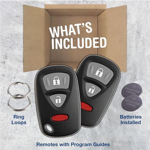 KeylessOption Keyless Entry Remote Control Car Key Fob Transmitter Alarm for Suzuki SX4 07-09, Grand Vitara 06-12 KBRTS005 (Pack of 2) in Saudi Arabia
