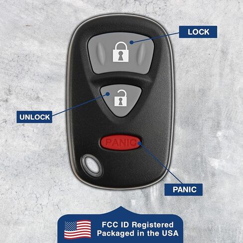 KeylessOption Keyless Entry Remote Control Car Key Fob Transmitter Alarm for Suzuki SX4 07-09, Grand Vitara 06-12 KBRTS005 (Pack of 2) in Saudi Arabia