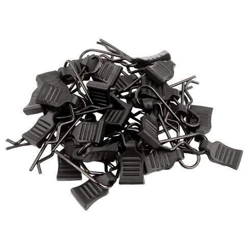50 Pieces 1mm Universal RC Body Clips with Pull Tabs Car Clip Pins M001 for 1/14 1/16 1/18 Scale H16BM H14BM Compatible with Redcat HPI Himoto HSP Exceed Truck Buggy in Kuwait
