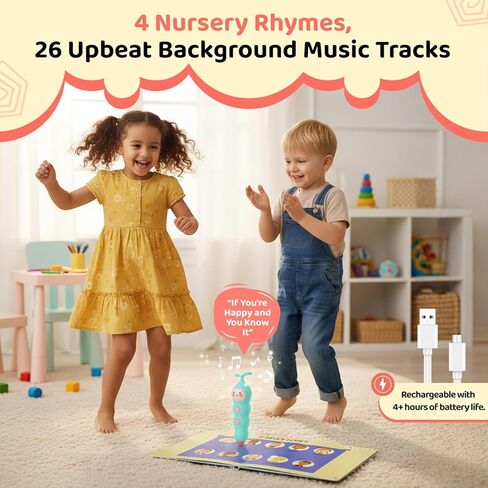 QuTZ Talking Pen Book Set, Learn to Read Sound Books, Learning Toys with 8 Tap to Read Books, 600+ Words & Fun Facts, 6 Phonics Story Books, 700+ Games, Educational Toy for Kids 3+ (Cardboard Version) in Kuwait