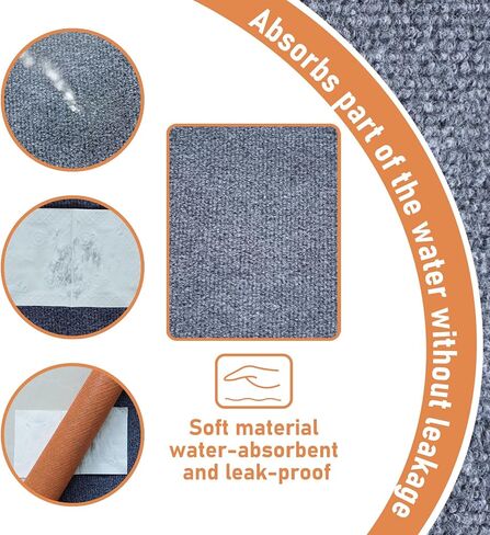 35" X 47" X 0.2''Large Mat for Under Dog Crate-Absorbs Urine, Waterproof, Non-Slip,Easy to Cut, Protects Floors from Wear and Scratches,Reusable Dog Playpen Mat in Saudi Arabia