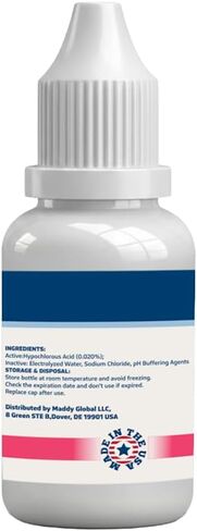 EARMYCIN Ear Infection Treatment Drops for Dogs and Cats,with 0.02% Hypochlorous Acid Soothing Dog Yeast Infection, Itchy Ear Relief-Treats Ear Infections for Dogs & Cats (0.33 fl oz) in Saudi Arabia