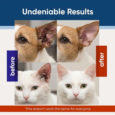 EARMYCIN Ear Infection Treatment Drops for Dogs and Cats,with 0.02% Hypochlorous Acid Soothing Dog Yeast Infection, Itchy Ear Relief-Treats Ear Infections for Dogs & Cats (0.33 fl oz) in Saudi Arabia