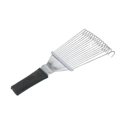 Horse Hair Grooming Comb Rake, Livestock Brush Rake, Portable, Metal Hair Remover Cattle Grooming Comb for Cow Cattle Pet, L in Saudi Arabia