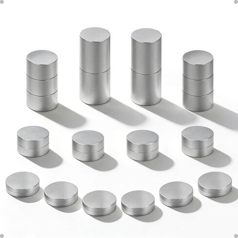 Tungsten Cylinder Weights for Pinewood Car Derby, 5.25 oz Total, 30-Piece Incremental Set, 3/8" Diameter, 4 Sizes (1/2, 1/4, 1/8, 1/16 oz) in Saudi Arabia