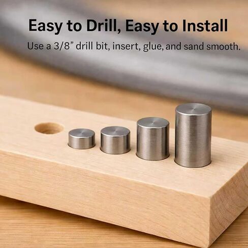 Tungsten Cylinder Weights for Pinewood Car Derby, 5.25 oz Total, 30-Piece Incremental Set, 3/8" Diameter, 4 Sizes (1/2, 1/4, 1/8, 1/16 oz) in Saudi Arabia