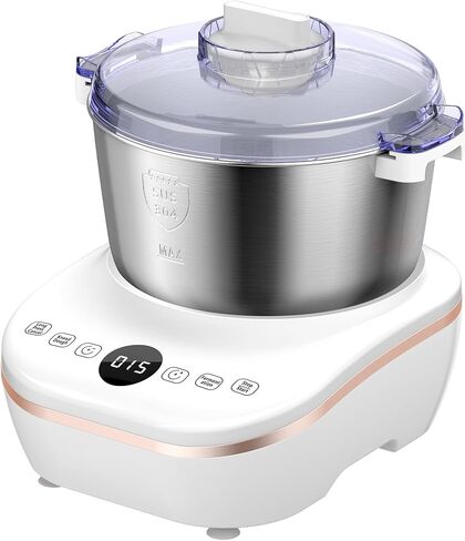 AIZIYO DoughChief, 5.3QT Dough Mixer, Dough Maker with Ferment Function, 304 Stainless Steel Bowl, Removeable lid, Touch Panel Control, Electric Dough Proofing Box for Pizza & Bread in Kuwait