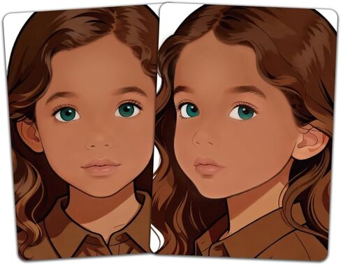 DELORIGIN قطعتان من لوحة تدريب رسم الوجه بحجم A4، لوحات تدريب رسم مكياج قابلة لإعادة الاستخدام، أداة تمرين مكياج المسرح، لوازم طلاء الوجه للمبتدئين في المكياج (شعر أسود، بشرة داكنة للرجال والنساء) in Saudi Arabia