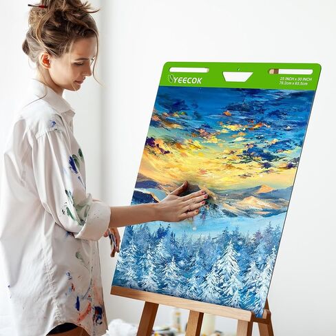 لوحة حامل لاصقة مقاس 25 بوصة × 30 بوصة، 30 ورقة/وسادة، 4 وسادات/حزمة، ورق مخطط قلاب لاصق للمعلمين، قوة التصاق فائقة ومقاومة للنزيف in Kuwait