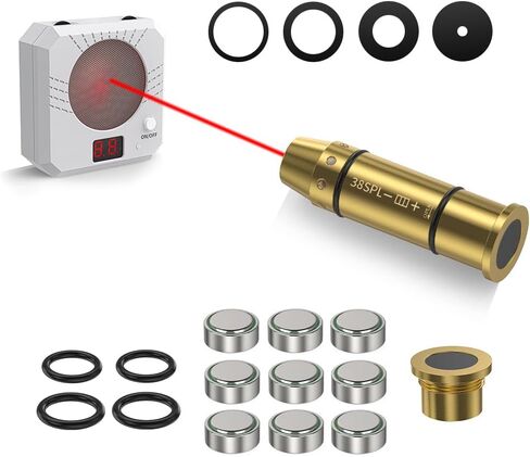 مجموعة أهداف خرطوشة التدريب على الحرائق الجافة 38SPL - مجموعة خرطوشة الليزر وأهداف العد الإلكترونية - 5 مستويات من الصعوبة - 4 طرق للوضع - تدريب آمن على الحرائق in Kuwait