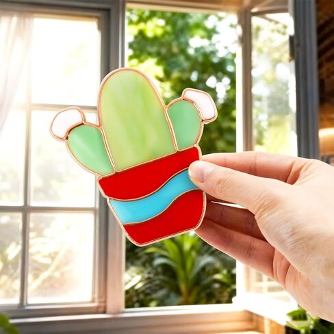 LemonRoad 2 مجموعات العصارة غير المكتملة قبل قطع الزجاج الملون DIY مجموعة الحرف اليدوية من الزجاج الملون مع سلك لحام، تدفق هلام، فرشاة تدفق للبالغين اصنع الحرف اليدوية الفنية الجميلة الخاصة بك لديكور المنزل in Kuwait