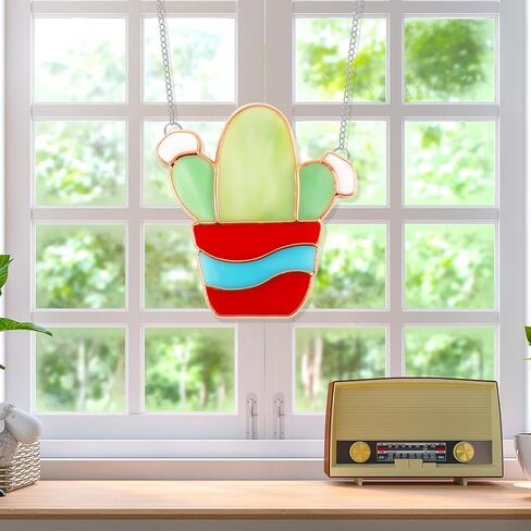 LemonRoad 2 مجموعات العصارة غير المكتملة قبل قطع الزجاج الملون DIY مجموعة الحرف اليدوية من الزجاج الملون مع سلك لحام، تدفق هلام، فرشاة تدفق للبالغين اصنع الحرف اليدوية الفنية الجميلة الخاصة بك لديكور المنزل in Kuwait