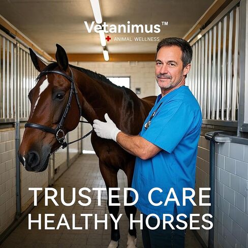 Horse Joint Supplement with Glucosamine, MSM & Chondroitin – Daily Equine Support for Mobility & Cartilage – Easy-to-Feed Powder-Tub 750g in Saudi Arabia