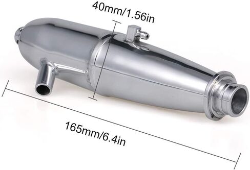 GoolRC RC Car Exhaust Pipe Exhaust Joint Tubing for HSP HPI Redcat 1/8 Nitro RC Car BQ004 SH GO 21/28 Engine in Saudi Arabia