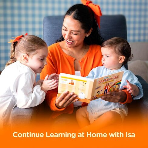 كتاب التعلم التفاعلي Aprende Peque للأطفال الصغار 1-4 | Aprende con Isa: Mis Primeras Palabras | كتاب صوتي إسباني للأطفال | كتاب التطور اللغوي المبكر in Saudi Arabia