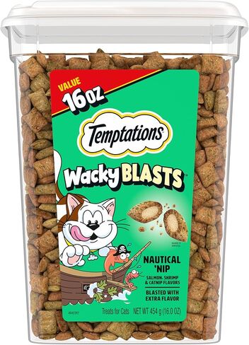 Temptations Wacky Blasts Cat Treats, Nautical Nip’ Flavor, 16 oz. Tub in Saudi Arabia