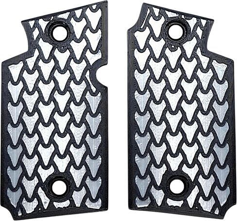 White & Black Dragon Scale Printed Sig Sauer P938 Grips in Saudi Arabia