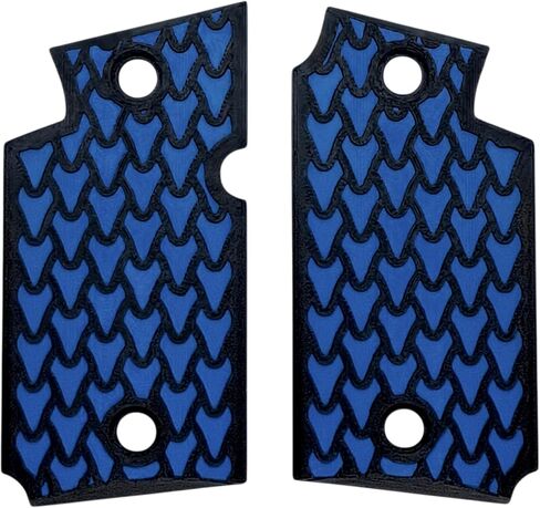 Blue & Black Dragon Scale Printed Sig Sauer P938 Grips in Saudi Arabia