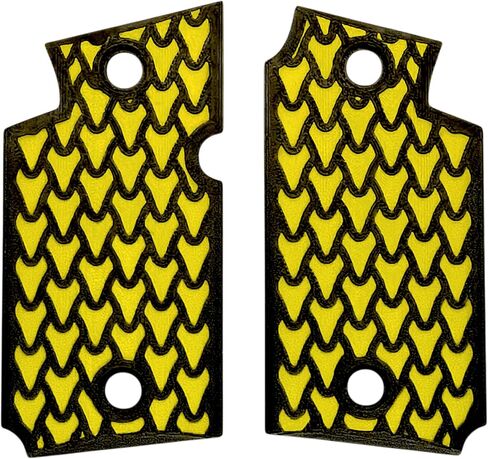 Yellow & Black Dragon Scale Printed Sig Sauer P938 Grips in Saudi Arabia