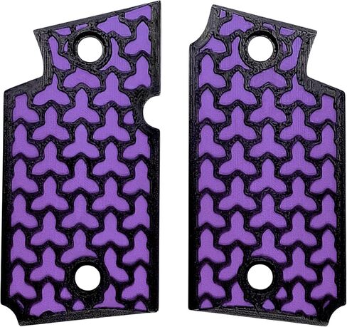 Purple & Black Fusion Printed Sig Sauer P938 Grips in Saudi Arabia