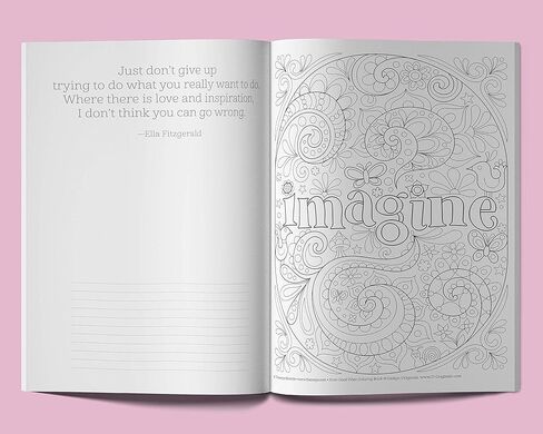 Good Vibes - Customized Coloring Book (Design Originals) Relaxing Designs and Uplifting Quotations, Personalized with Name and a Special Note from You to Make a Thoughtful Gift in Kuwait